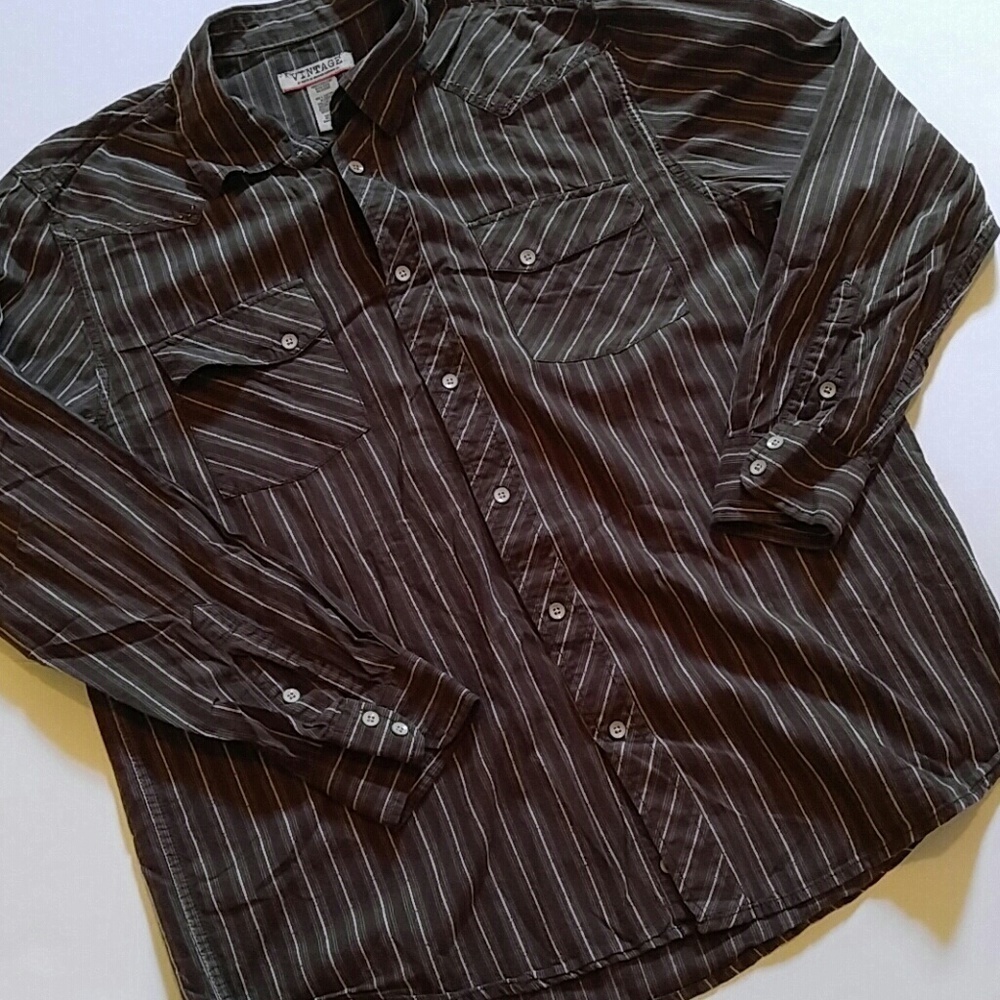 Vintage Rt 66 Western Shirt Cotton XL